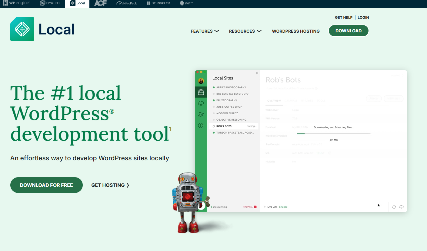 このブログの作り方② – Local編